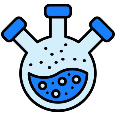 su şişesi simgesi, basit tasarım vektör çizimi