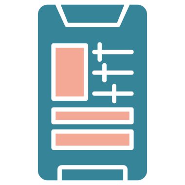 Telefon simgesi vektör illüstrasyonu