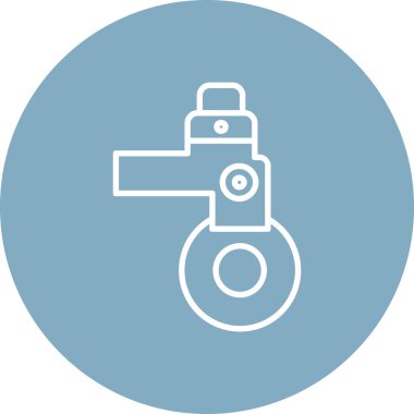 Gaz sobası vektör çizim