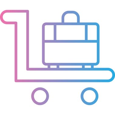 Tramvay ikonu vektör illüstrasyon grafik tasarımı