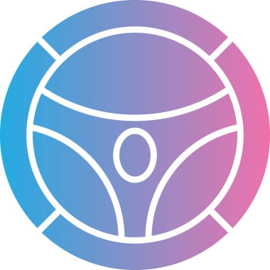 Modern oto tamir simgesinin vektör illüstrasyonu