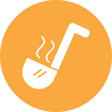 Barbekü. Web simgesi vektör illüstrasyonu