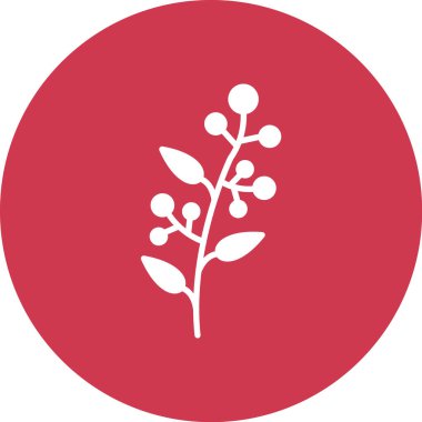 Bitki. Web simgesi basit tasarım