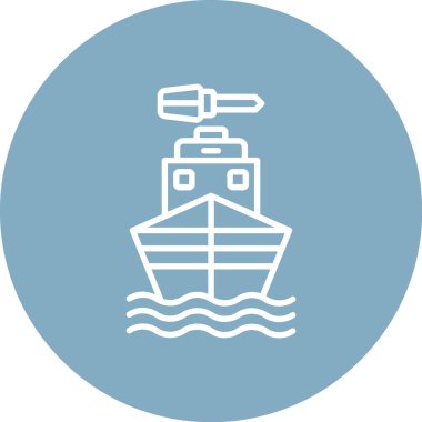 gemi web simgesi basit tasarım