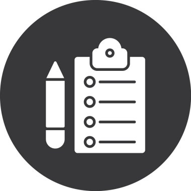 belge simgesi vektör illüstrasyonu