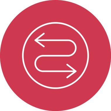 ok vektörü sembolü tasarımı, vektör illüstrasyonu