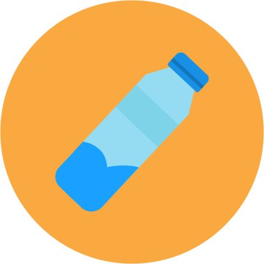 Su şişesi. Basit simge