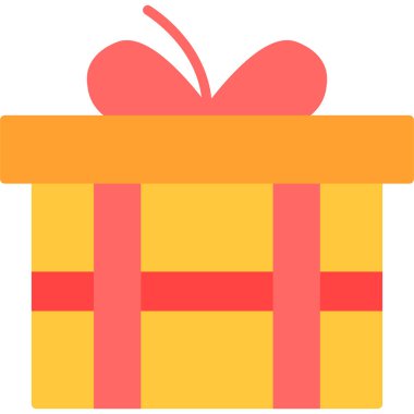 hediye simgesi vektör illüstrasyonu