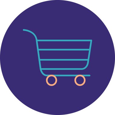 alışveriş sepeti simge vektör