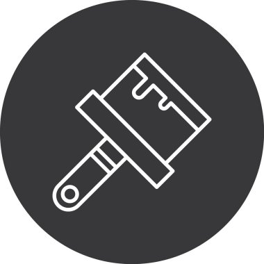 Kalem. Web simgesi basit illüstrasyon