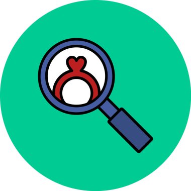 Bul. Web simgesi basit illüstrasyon