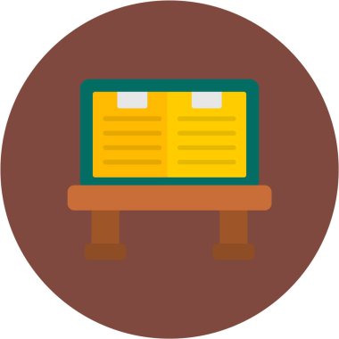 Ahşap simgesi, basit illüstrasyon