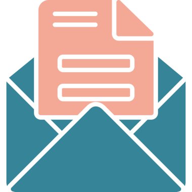 e-posta mektup simgesi ana hat biçiminde