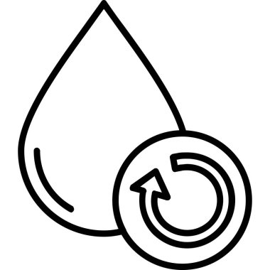 Kan damlası simgesi, özet biçimi