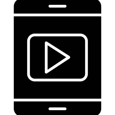Akıllı telefonun vektör illüstrasyon simgesi