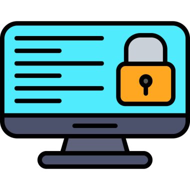 bilgisayar asma kilit simgesi, özet biçimi