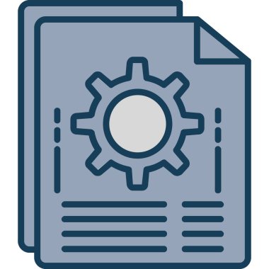 dosya biçimi simgesi, vektör illüstrasyonu