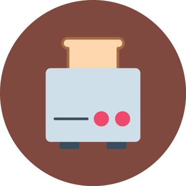 Yemek. Web simgesi basit illüstrasyon