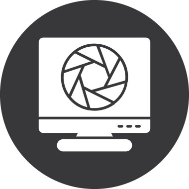 bilgisayar simgesi vektör illüstrasyonu