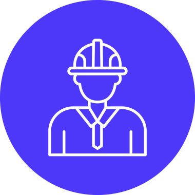 Bir insan simgesinin vektör illüstrasyonu