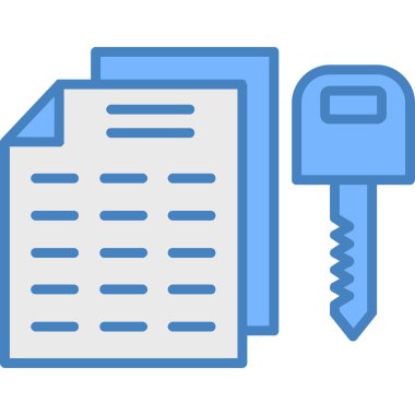 Anahtar. Web simgesi basit illüstrasyon