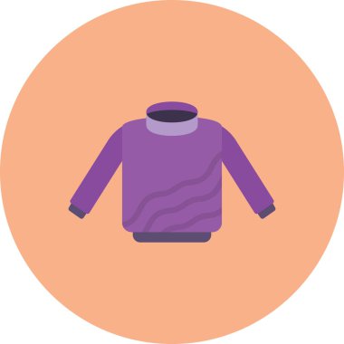 süveter vektör simgesi, modern biçim