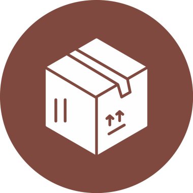 kutu simgesi, vektör illüstrasyonu