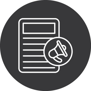 Vektör belgesi Simge illüstrasyonu