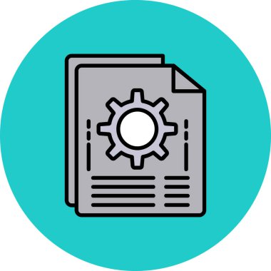 vector settings icon illustration