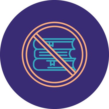 Dumanlı ikon vektör illüstrasyonu yok