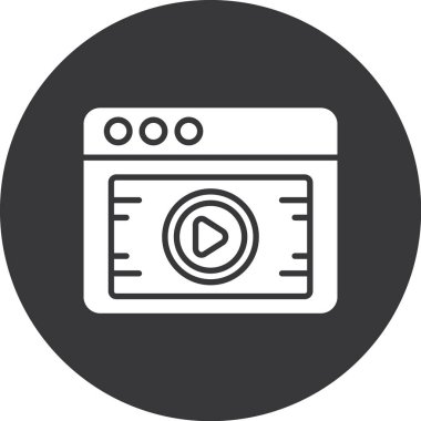 vektör Müzik player simgesi