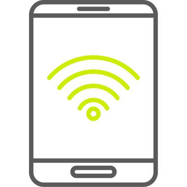 akıllı telefon simgesi vektör çizimi