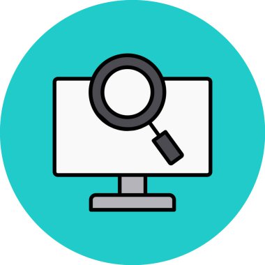 izleyici ikon vektör illüstrasyonu