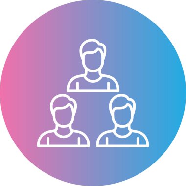 İnsan simgesinin vektör illüstrasyonu