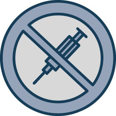 Şırınga. Web simgesi basit illüstrasyon