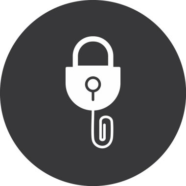 Modern b 'nin vektör illüstrasyonu simge kilidinden yoksun