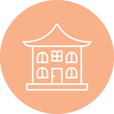 ev simgesi vektör illüstrasyonu