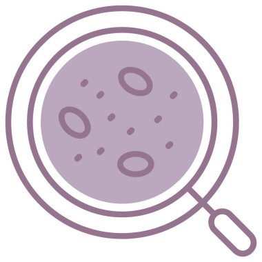 Büyütme cam simgesi vektör illüstrasyonu