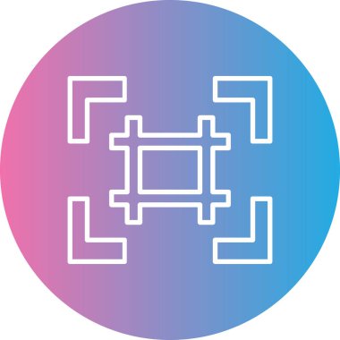 seo modern simgesinin vektör illüstrasyonu