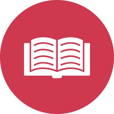 Kitap. Web simgesi basit illüstrasyon