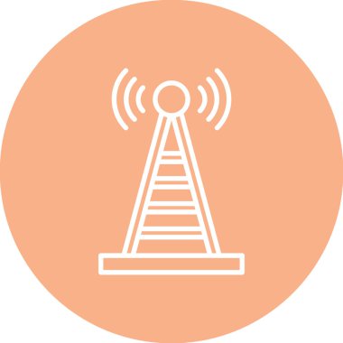 anten simgesi vektör illüstrasyonu