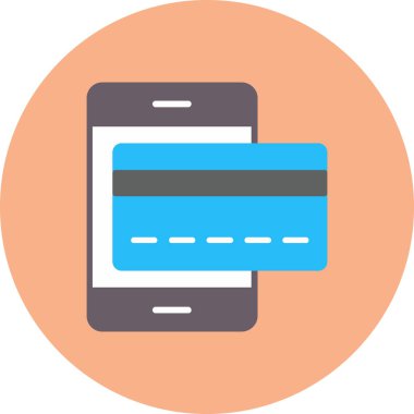 Mobil bankacılık. Basit resimleme