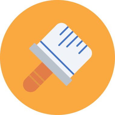 Fırça simgesi vektör illüstrasyonu