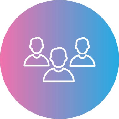 insanlar simge vektör illüstrasyonu