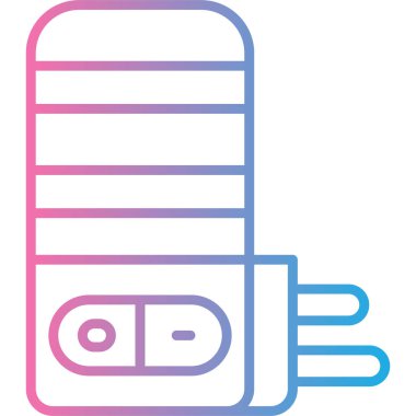 Pil. Web simgesi basit illüstrasyon