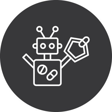 vektör robot resimleme