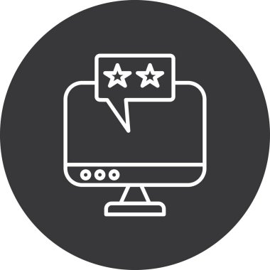 Modern simgenin vektör illüstrasyon tasarımı