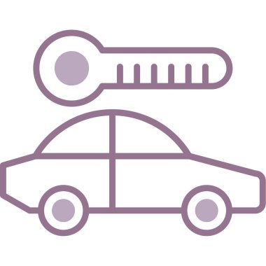 araba tamir simgesi modern vektör illüstrasyonu