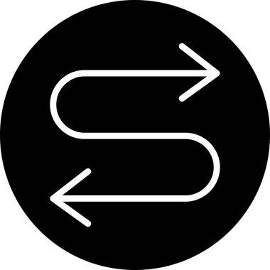 ok simgesi, vektör illüstrasyonu