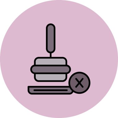 benzersiz ve modern vektör çizgisi simgesi